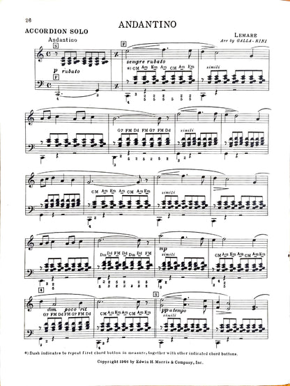 Sacred Selections  accordion eBook, arranged by Anthony Galla-Rini