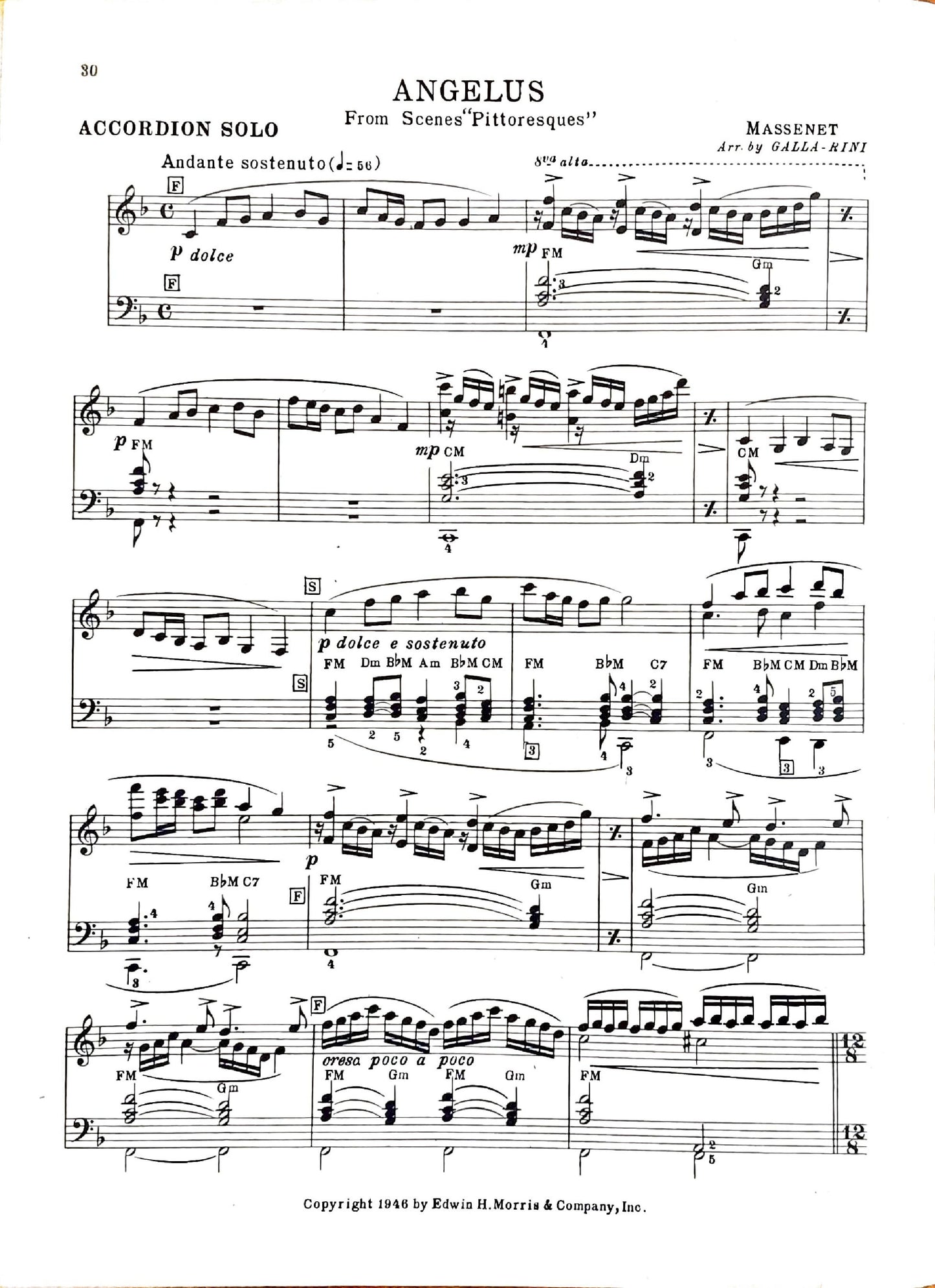 Sacred Selections  accordion eBook, arranged by Anthony Galla-Rini