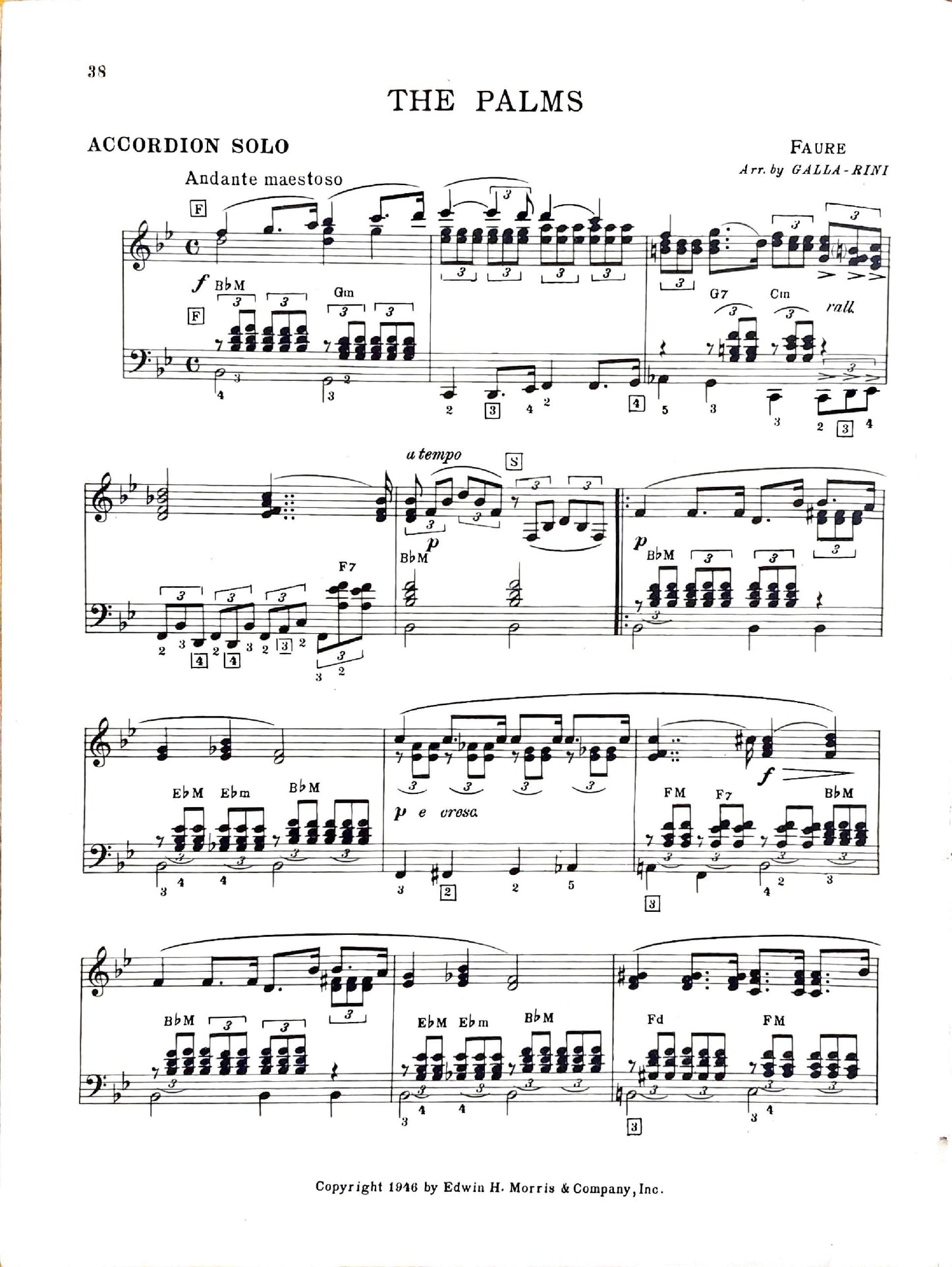 Sacred Selections  accordion eBook, arranged by Anthony Galla-Rini
