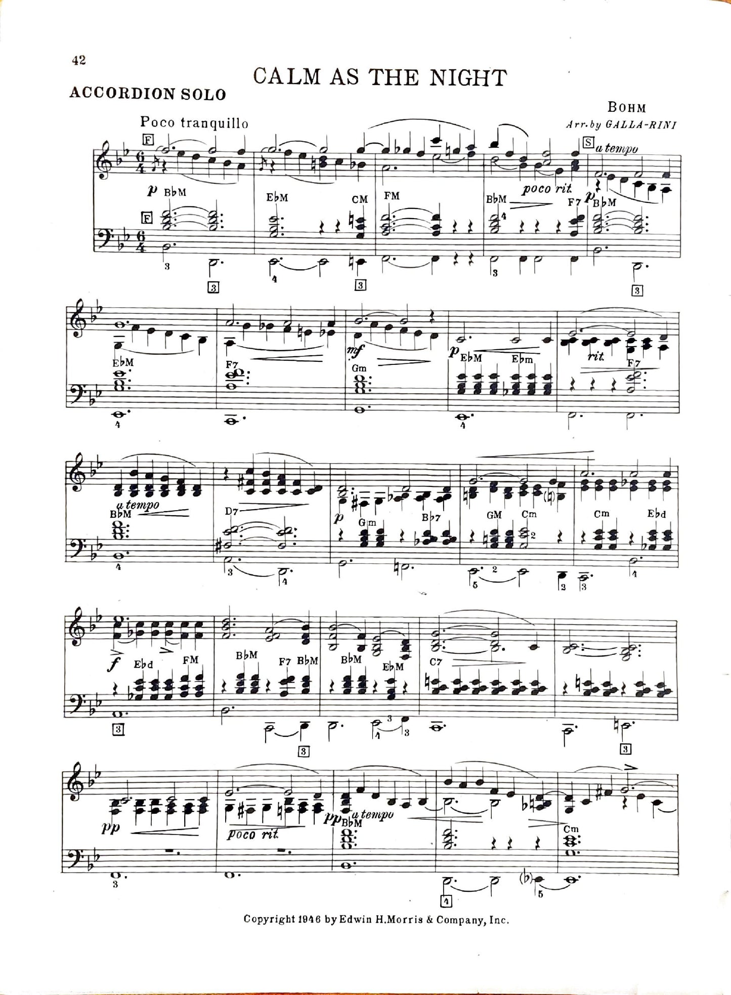 Sacred Selections  accordion eBook, arranged by Anthony Galla-Rini
