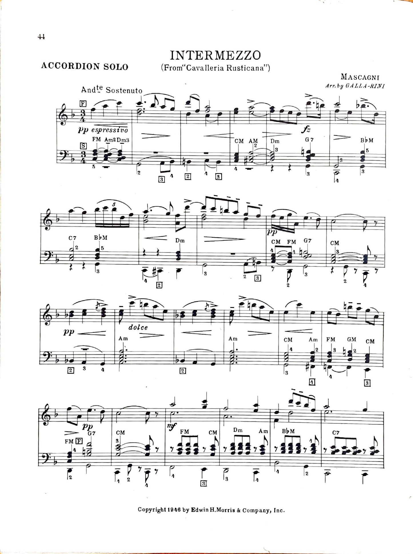 Sacred Selections  accordion eBook, arranged by Anthony Galla-Rini