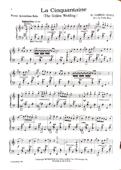 Volkwein's Accordion Recital Album eBook, arranged by Anthony Galla-Rini