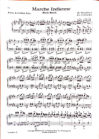 Volkwein's Accordion Recital Album eBook, arranged by Anthony Galla-Rini