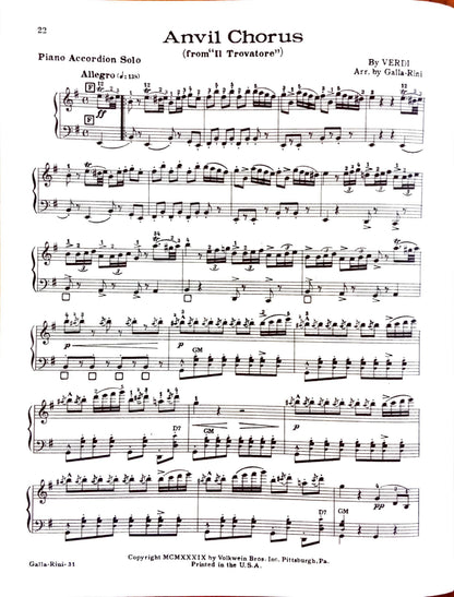 Volkwein's Accordion Recital Album eBook, arranged by Anthony Galla-Rini