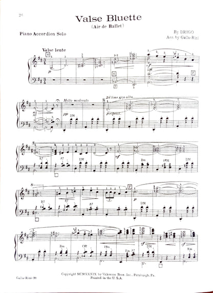 Volkwein's Accordion Recital Album eBook, arranged by Anthony Galla-Rini