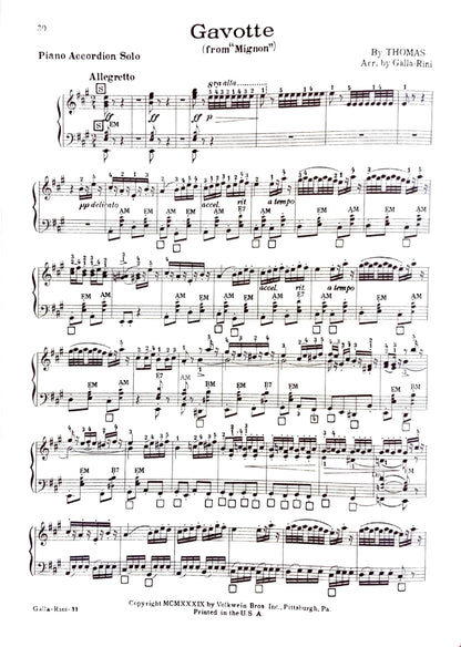Volkwein's Accordion Recital Album eBook, arranged by Anthony Galla-Rini