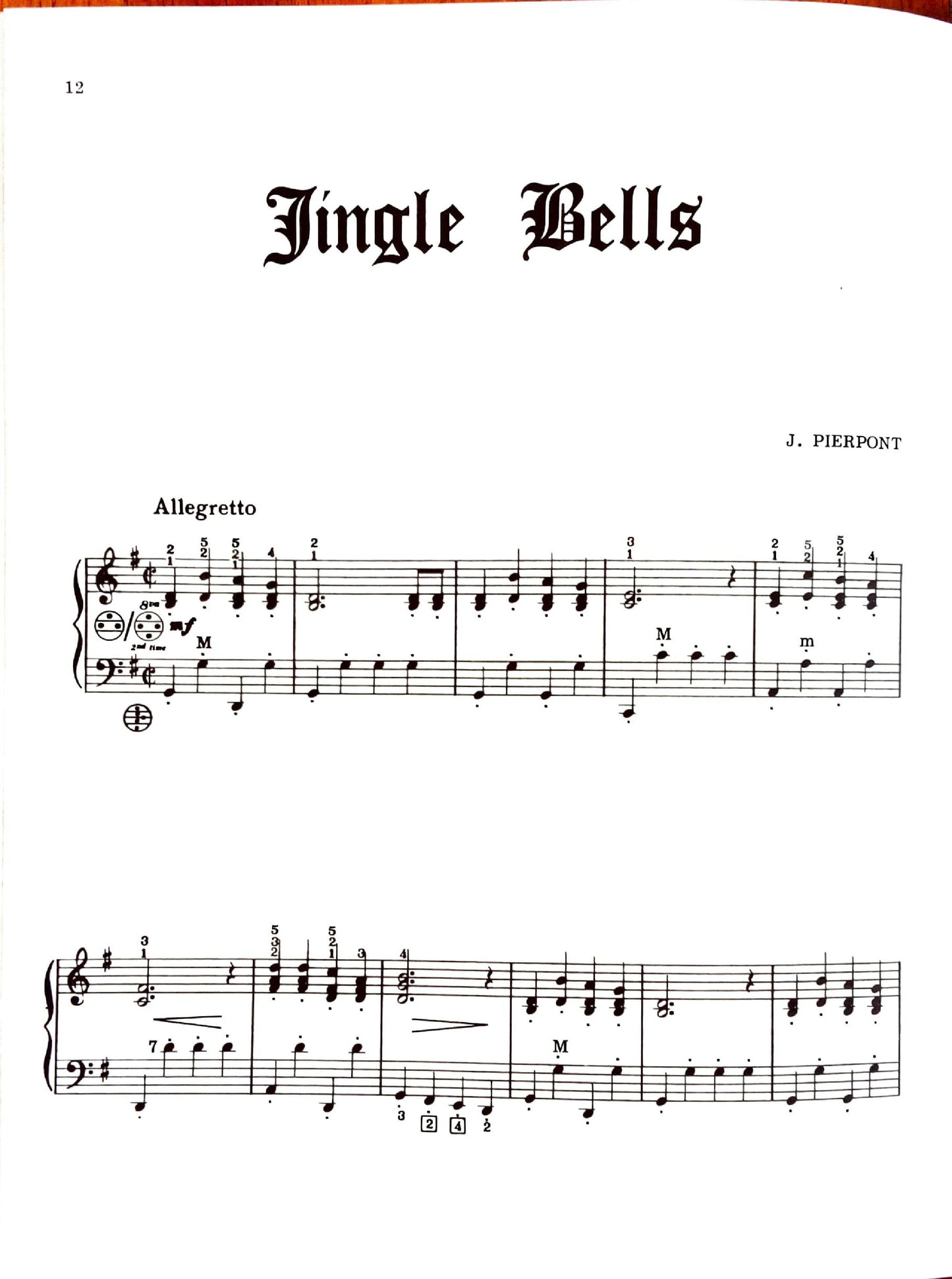 Christmas Carols and Hymns for accordion eBook arranged by Anthony Galla-Rini