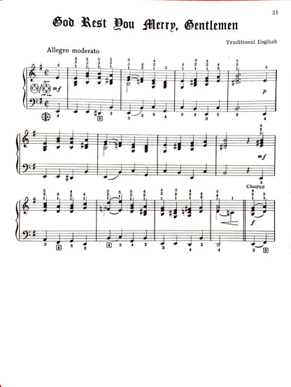 Christmas Carols and Hymns for accordion eBook arranged by Anthony Galla-Rini