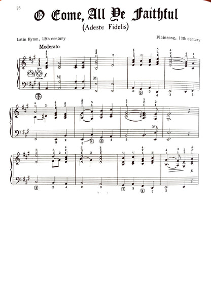 Christmas Carols and Hymns for accordion eBook arranged by Anthony Galla-Rini