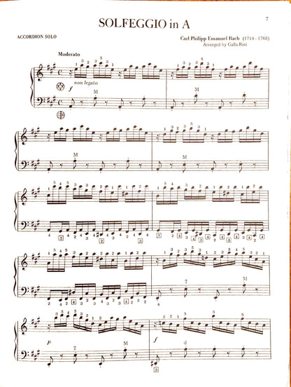 Classic Miniatures - eBook 1 accordion arrangements by Galla-Rini