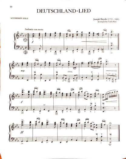 Classic Miniatures - eBook 1 accordion arrangements by Galla-Rini