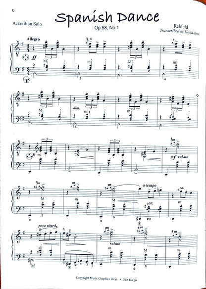 Sounds of Spain Volume 2 eBook, arrangements by Anthony Galla-Rini