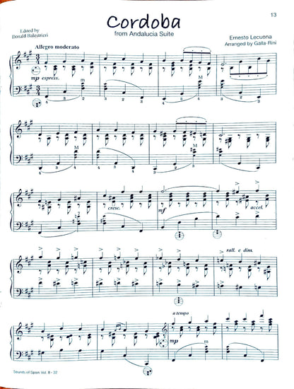 Sounds of Spain Volume 2 eBook, arrangements by Anthony Galla-Rini
