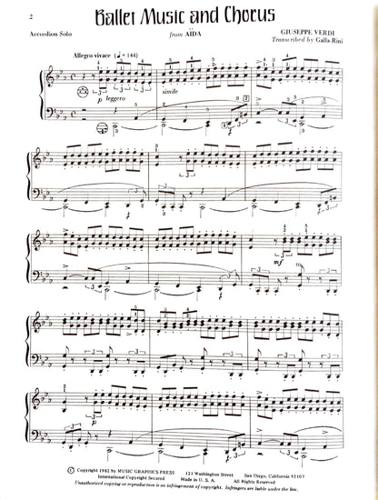 Ballet Music and Chorus from 'Aida' accordion solo