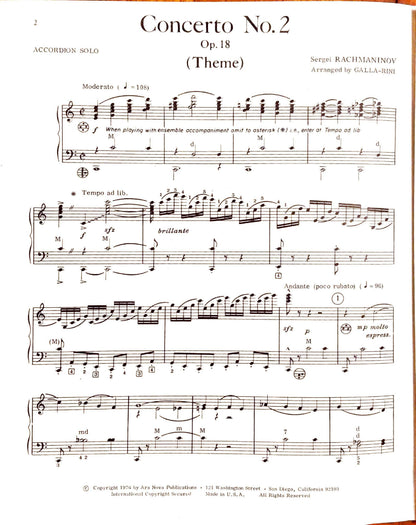 Concerto No. 2 Theme