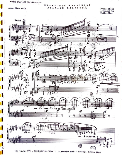 Rhapsodie Espagnole