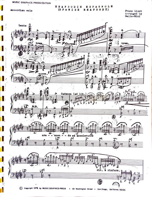 Rhapsodie Espagnole