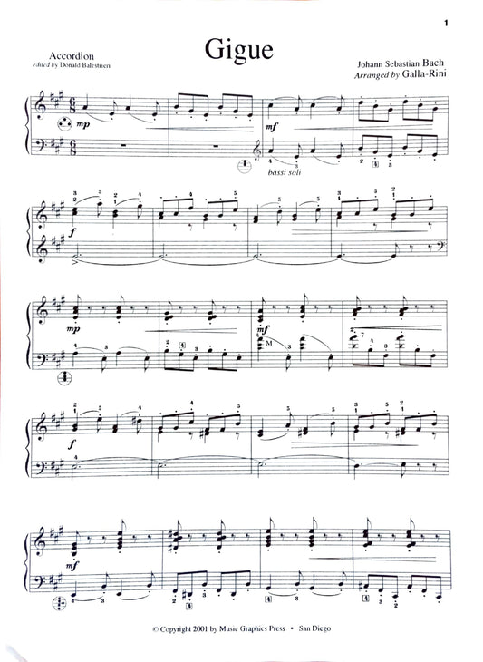 Gigue (J S Bach) (Solo)
