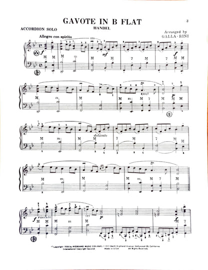 Gavotte in B Flat (Handel) (Solo)