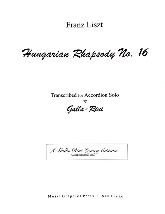 Hungarian Rhapsody No. 16