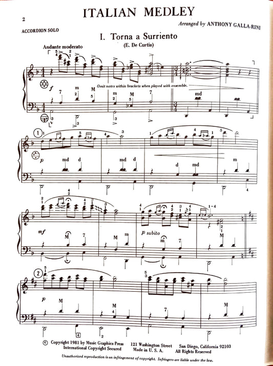 Italian Medley (Solo)
