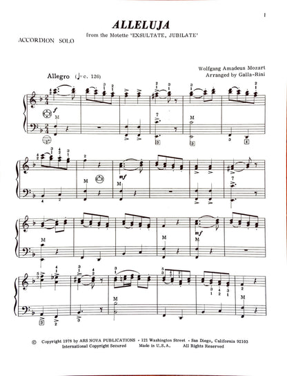 Alleluja from 'Exsultate, Jubilate' (Solo)