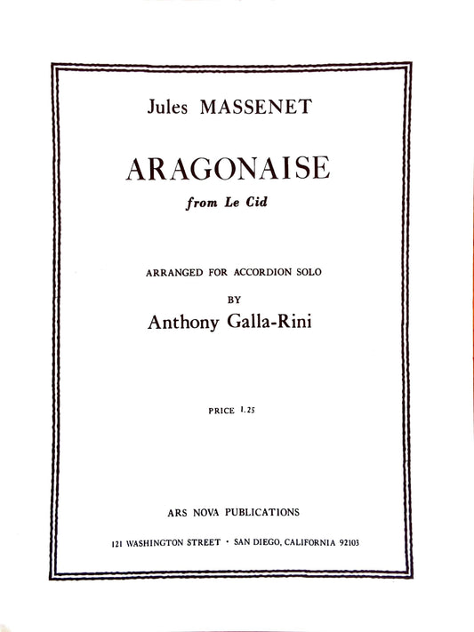 Aragonaise from 'Le Cid'