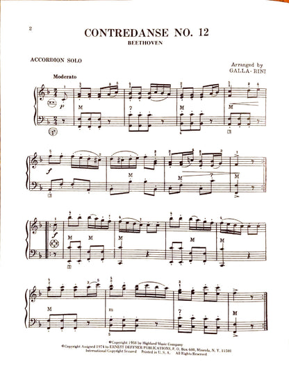 Contredanse No. 12
