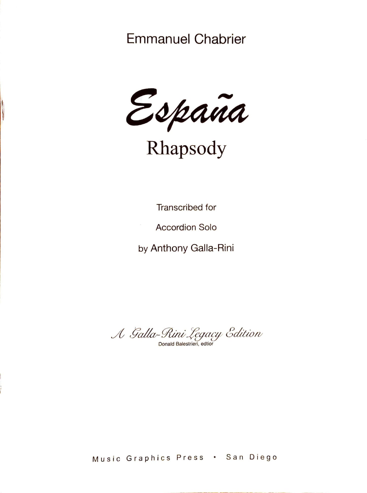 Espana Rhapsody