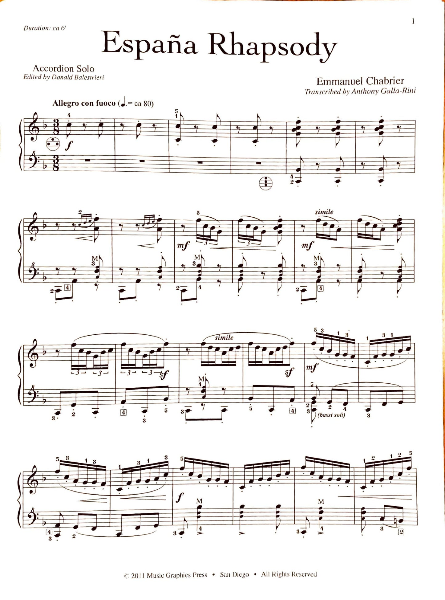 Espana Rhapsody