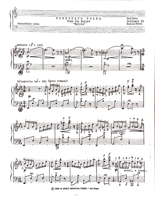 Pizzicato Polka from the Ballet 'Sylvia'