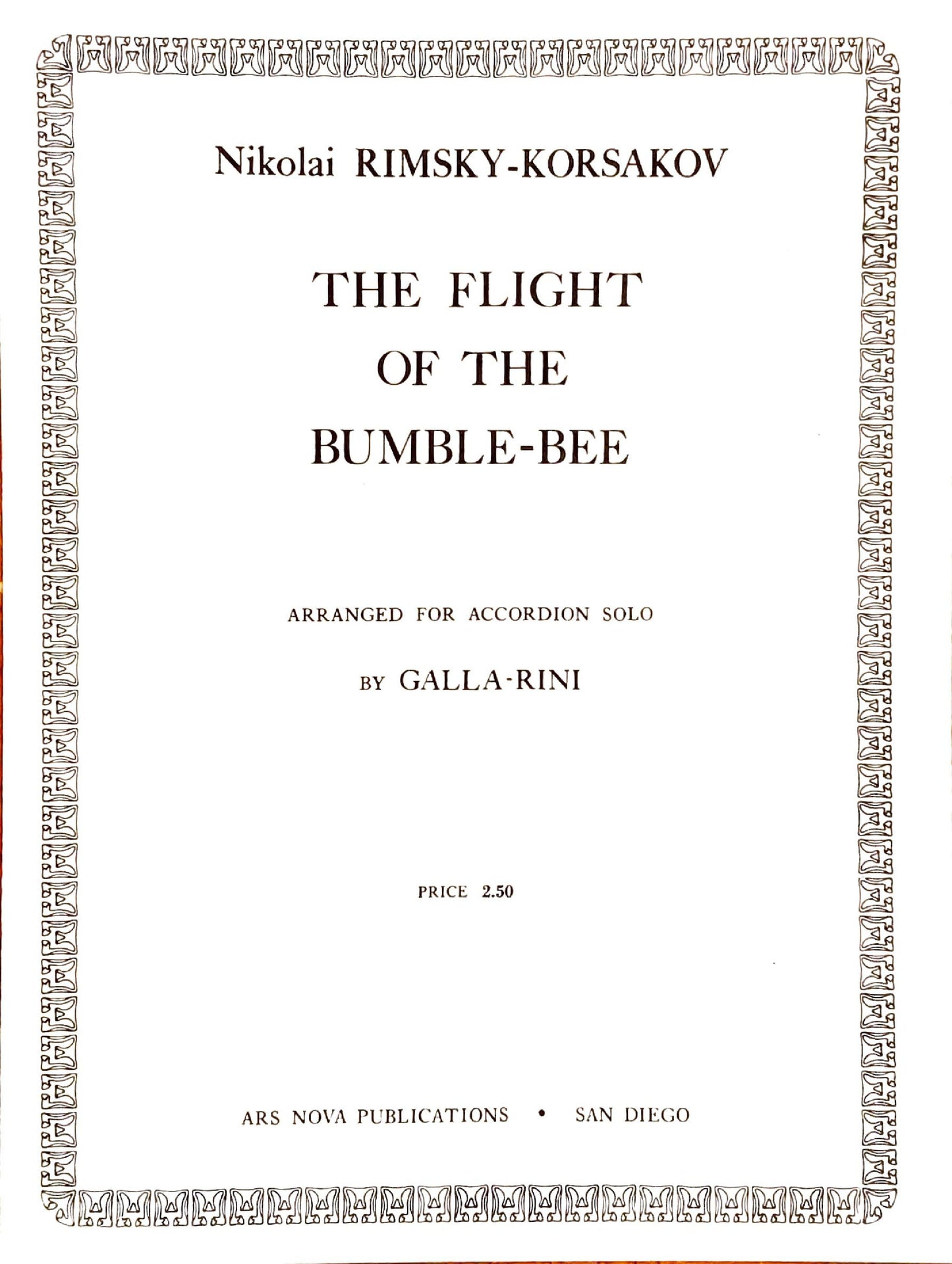 Flight of the Bumble Bee, The (Solo)