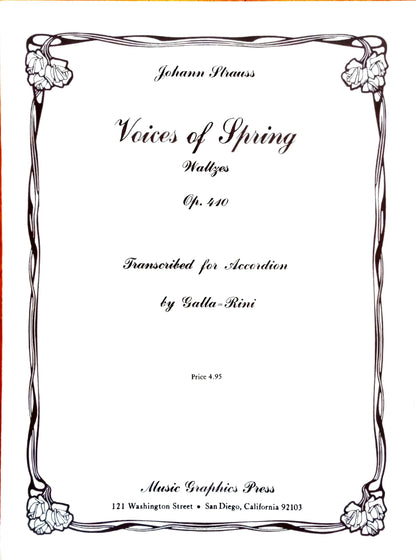Voices of Spring Waltzes Op. 410