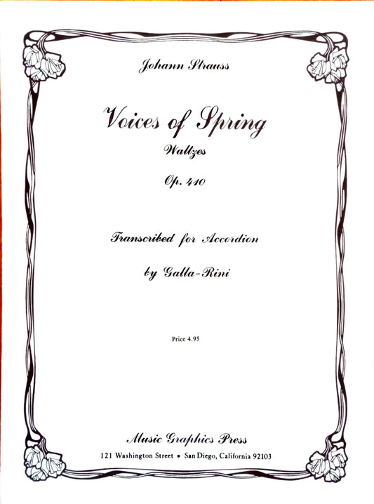 Voices of Spring Waltzes Op. 410