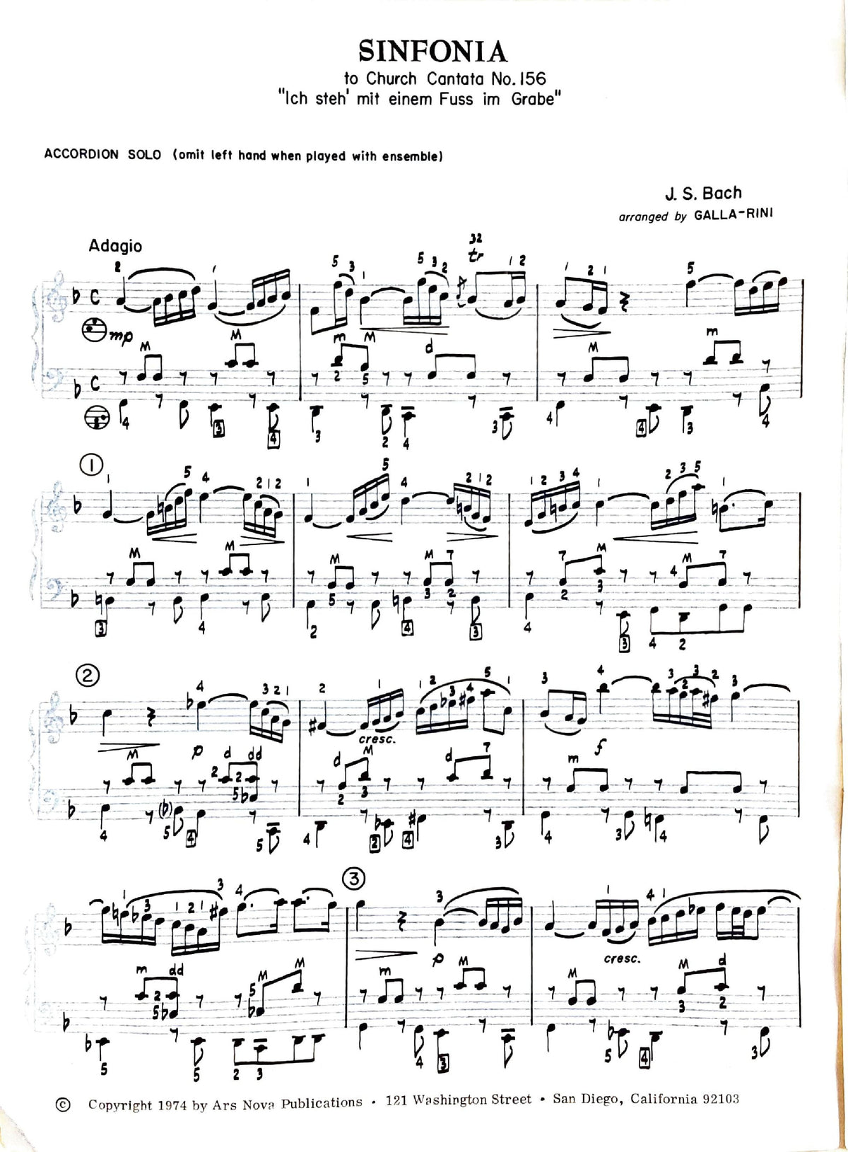 Sinfonia (Solo)
