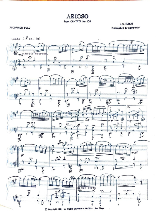 Arioso from Cantata No. 156