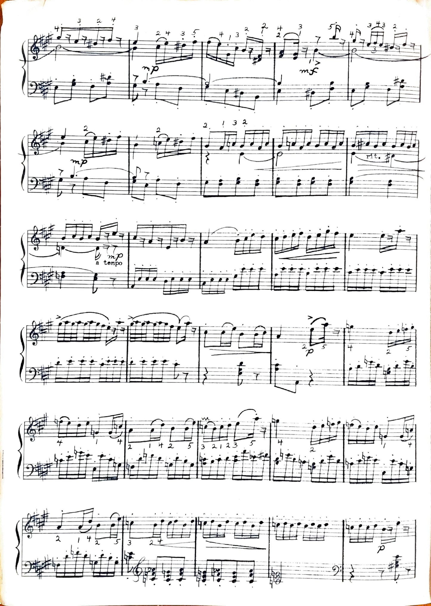 Gavotte from the Opera 'Mignon' (Solo free bass)