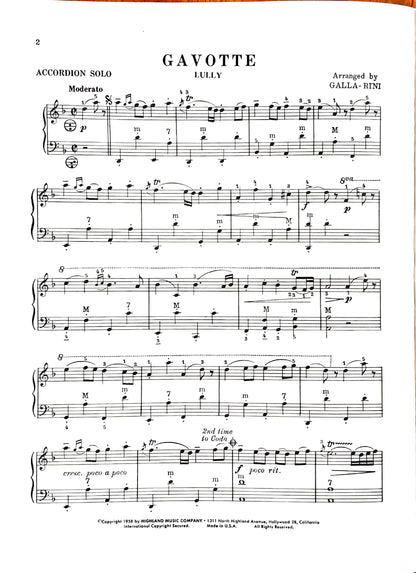 Gavotte (Lully) (Solo)