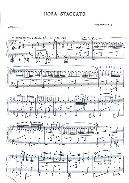 Hora Staccato (Solo)