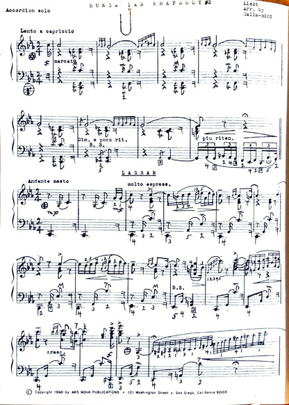 Hungarian Rhapsody No. 2