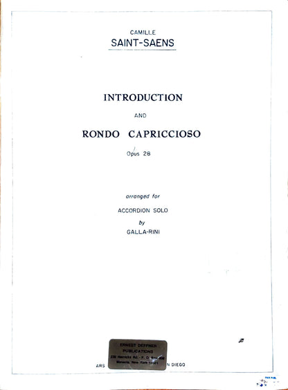 Introduction and Rondo Capriccioso