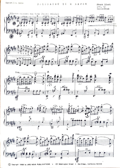 Polonaise in E Major (Liszt) (Solo)