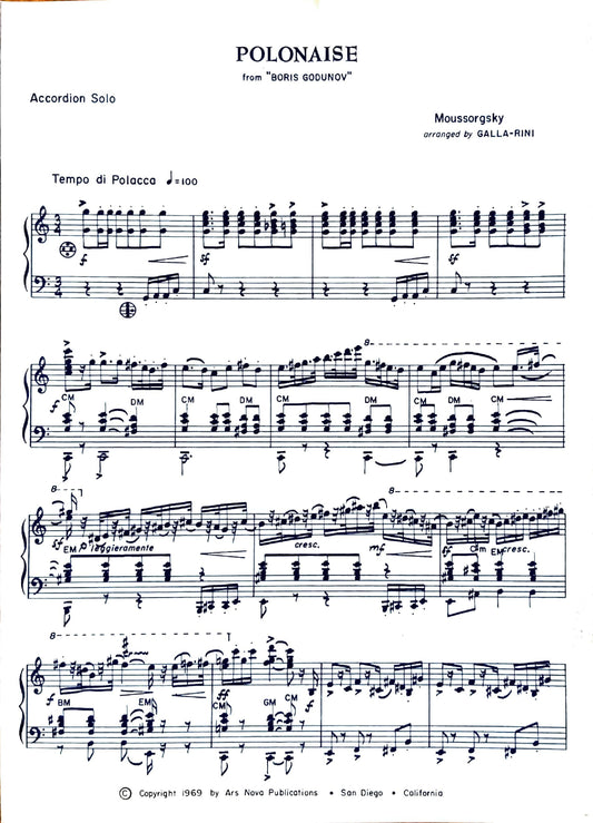Polonaise in E Major (Moussorgsky) (Solo)