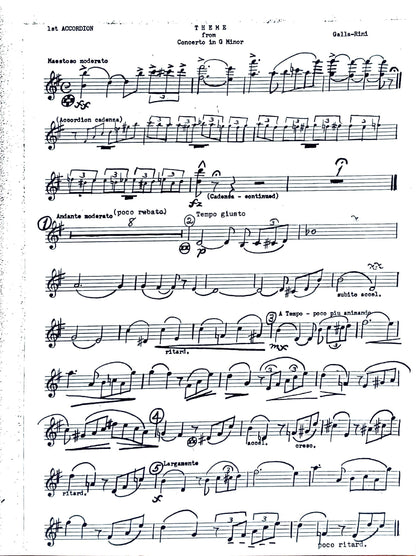 Concerto No. 1 in G Minor (Solo)