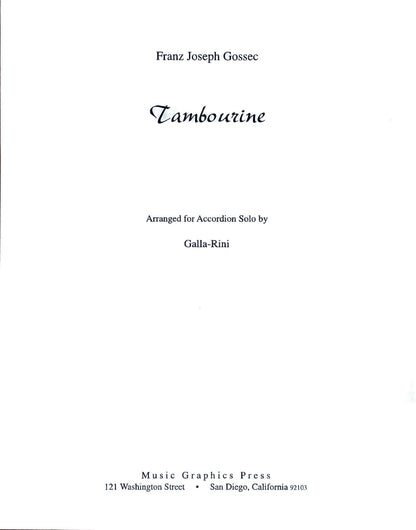 Tambourine (Solo)