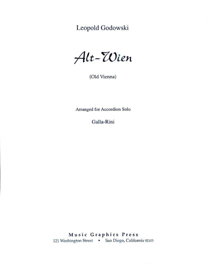 Alt-Wien (Old Vienna) Triakontameron No, 11 (Solo)