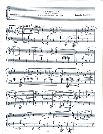 Alt-Wien (Old Vienna) Triakontameron No, 11 (Solo)