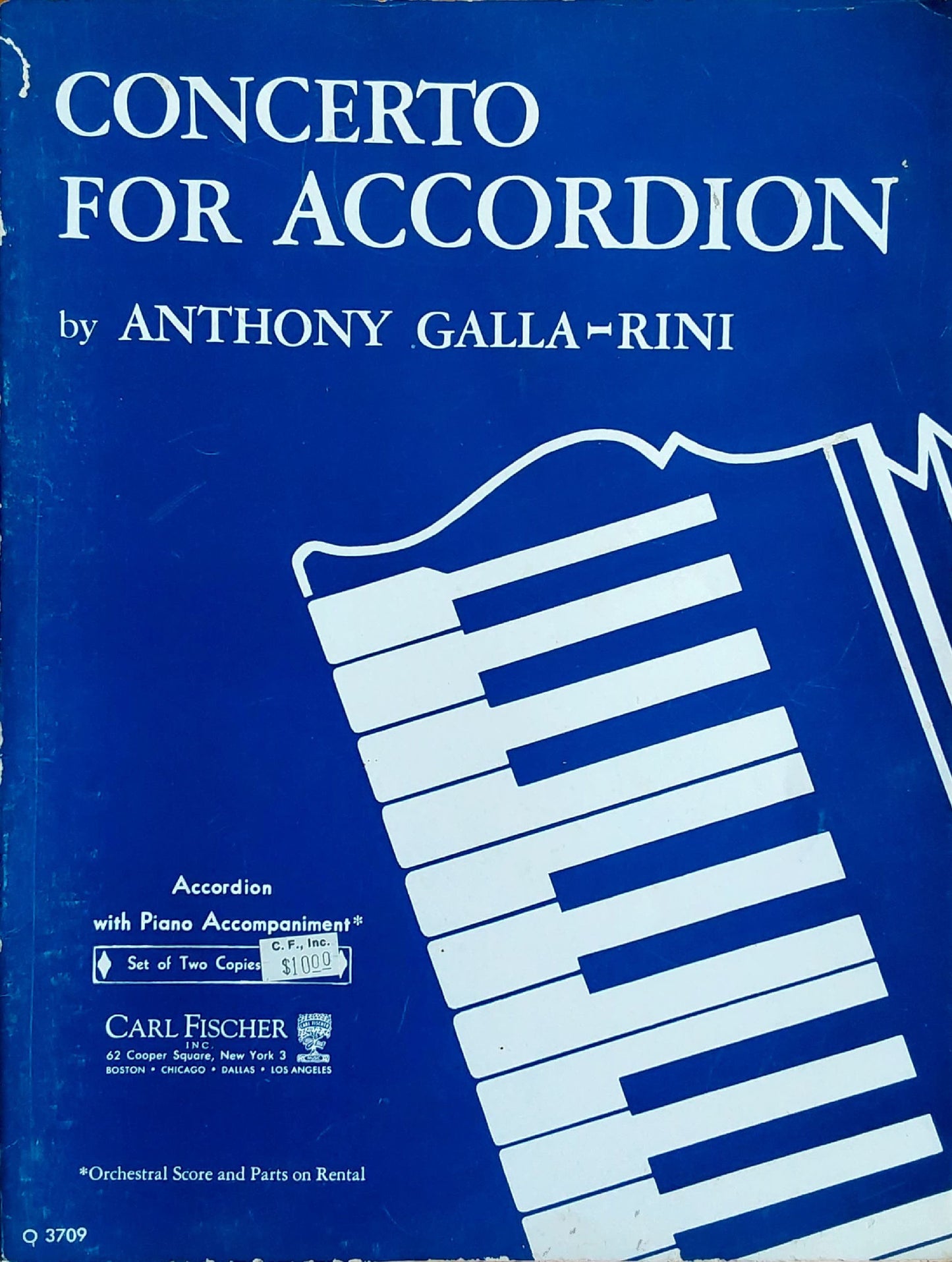 Concerto for Accordion with Piano Accompaniment (Solo with Piano)