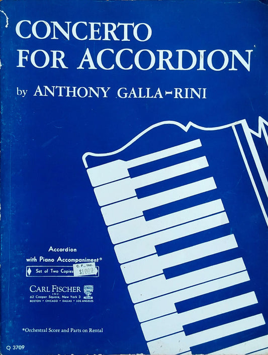 Concerto for Accordion with Piano Accompaniment (Solo with Piano)