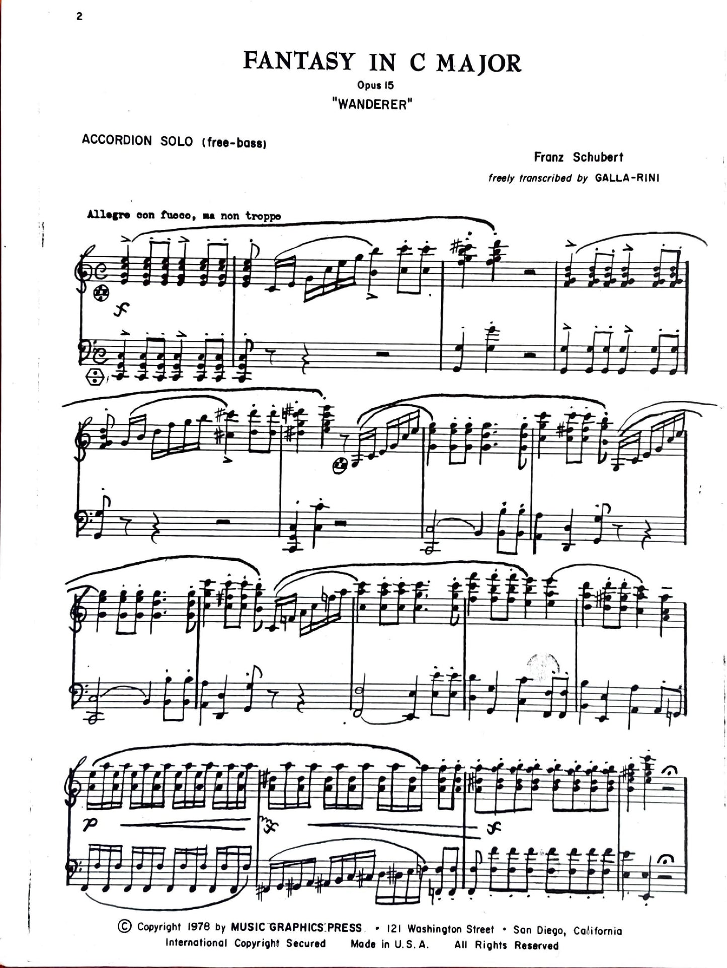 Fantasy in C Major (The Wanderer)